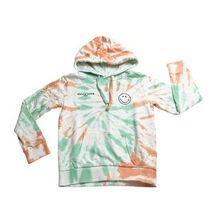 Eleven Paris Smiley World tie dye hoodie